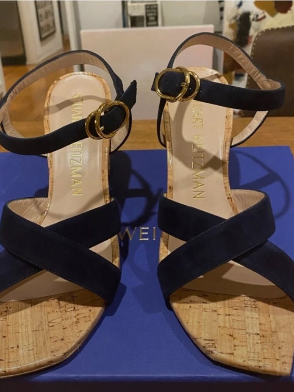 Stuart Weitzman Analeigh Cork sandals